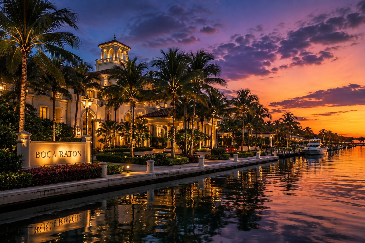 Boca Raton luxury chauffeur and black SUV transportation